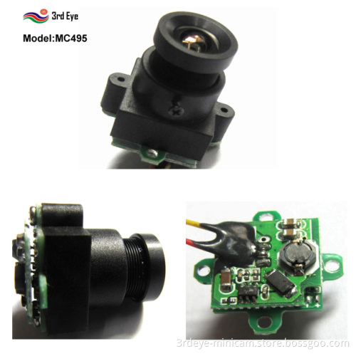 Low Light 520tvl HD Miniature CCTV Camera with Audio